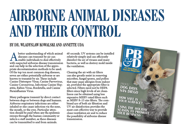 Airborne Animal Diseases